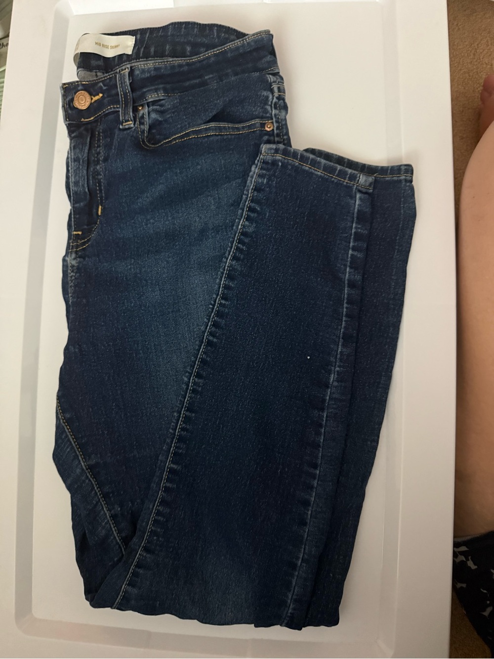 Signature by Levi Strauss Dark Blue Skinny Jeans